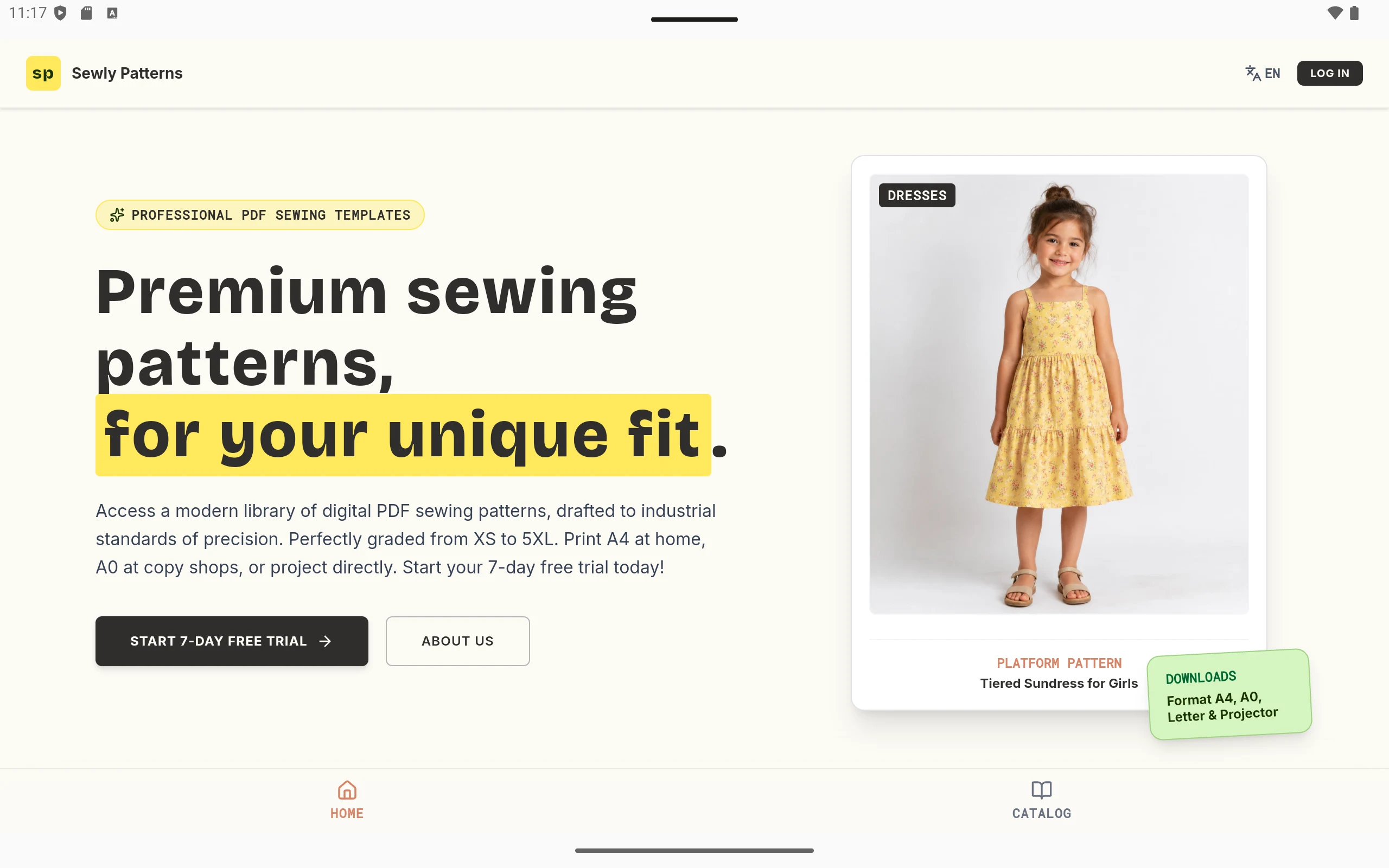 Sewly Patterns screenshot