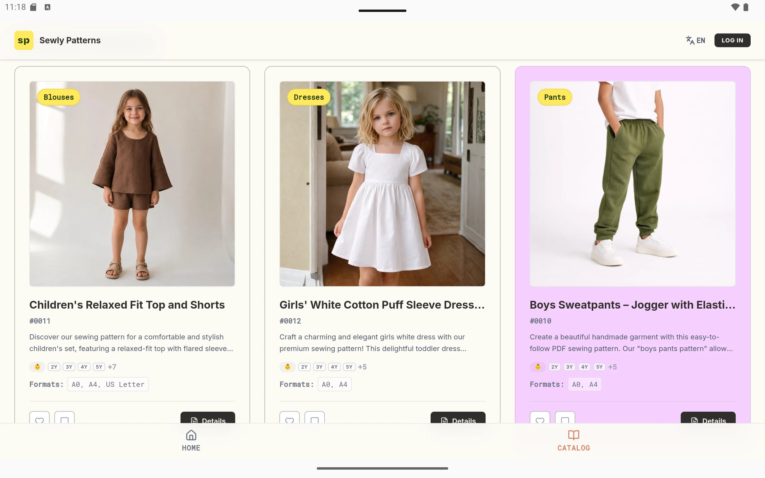 Sewly Patterns screenshot
